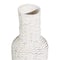 White Bamboo Tall Woven Floor Vase 9&#x22; x 9&#x22; x 30&#x22;